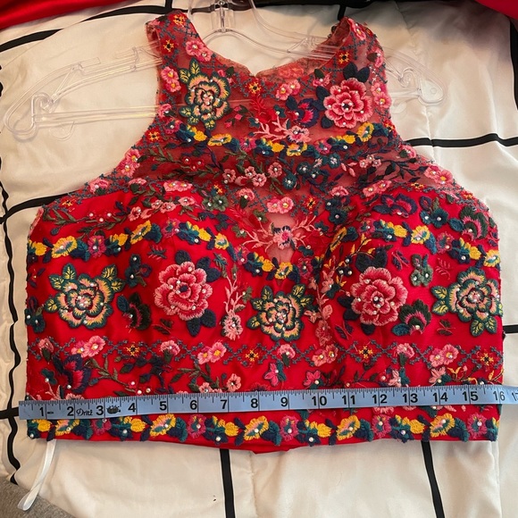 NWT-Prom/formal red 2 piece dress, never worn size 10, no alterations, new - Picture 7 of 17